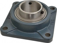 Value Collection - 7-3/4" OALBall Bearing Pillow Block - Cast Iron - Americas Industrial Supply
