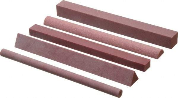 Value Collection - 5 Piece Synthetic Ruby Stone Kit - Coarse, Fine & (3) Medium - Americas Industrial Supply