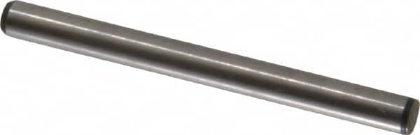Made in USA - 5/32" Diam x 1-3/4" Pin Length 416 Stainless Steel Precision Dowel Pin - Passivated Finish, C 36-42 Hardness, 2 Beveled End - Americas Industrial Supply