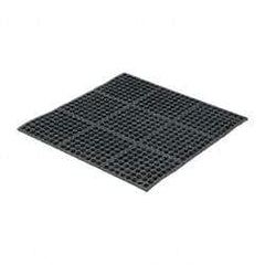 PRO-SAFE - 3' Long x 3' Wide x 5/8" Thick, Anti-Fatigue Modular Matting Tiles - Black, For Dry & Wet Areas, Series Pro-Safe - Americas Industrial Supply