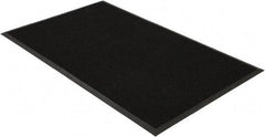 PRO-SAFE - 5 Ft. Long x 3 Ft. Wide, SBR Rubber Surface, Bristle Surface Entrance Matting - 5/8 Inch Thick, Indoor and Outdoor, SBR Rubber, Black - Americas Industrial Supply
