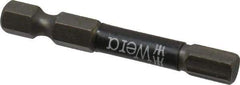 Wera - 6mm Hex Screwdriver Bit - 1/4" Drive, 2" OAL - Americas Industrial Supply
