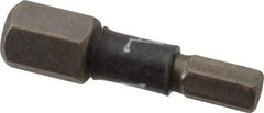 Wera - 4mm Hex Screwdriver Bit - 1/4" Drive, 1" OAL - Americas Industrial Supply