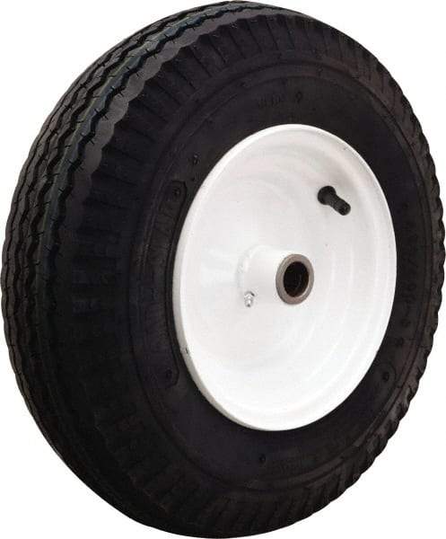 Hamilton - 16 Inch Diameter x 4-7/8 Inch Wide, Rubber Caster Wheel - 1,220 Lb. Capacity, 4-1/2 Inch Hub Length, 1-1/4 Inch Axle Diameter, Tapered Roller Bearing - Americas Industrial Supply