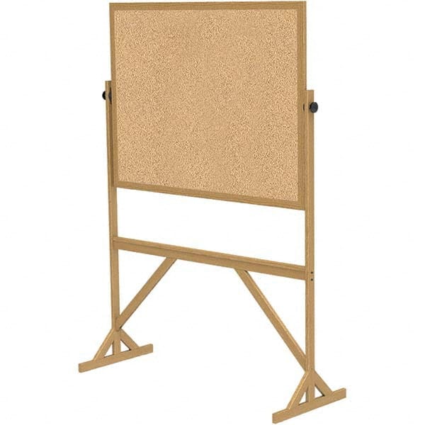 Ghent - Cork Bulletin Boards Style: Reversible Bulletin Board Color: Natural Cork - Americas Industrial Supply