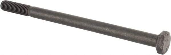 Value Collection - M12x1.75mm Metric Coarse, 180mm Length Under Head Hex Head Cap Screw - Partially Threaded, Grade 8.8 Steel, Uncoated, 19mm Hex - Americas Industrial Supply