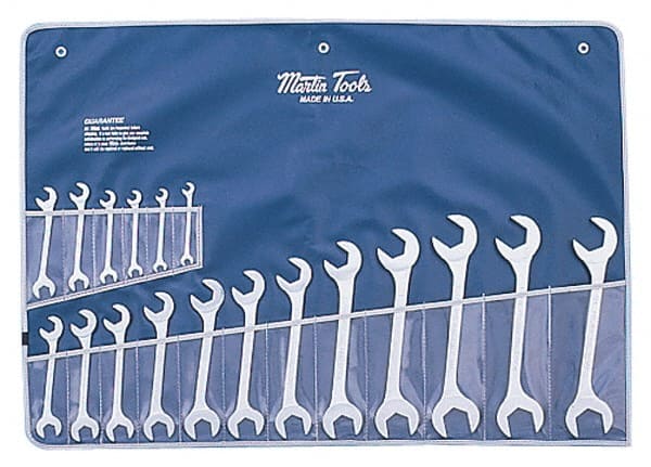 Martin Tools - 18 Piece, 3/8 to 1-1/2" Hydraulic Wrench Set - Americas Industrial Supply