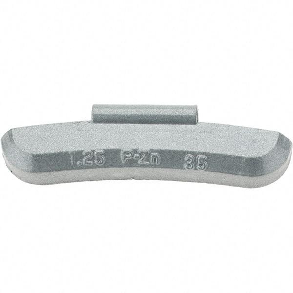 Perfect Equipment - 1.25 oz P Wheel Weight - Zinc, For Use with Automotive & Light Trucks - Americas Industrial Supply