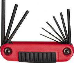 Eklind - 9 Piece Fold-Up Hex Key Set - Americas Industrial Supply