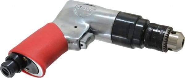 Sioux Tools - 3/8" Reversible Keyed Chuck - Pistol Grip Handle, 1,800 RPM, 0.47 hp - Americas Industrial Supply