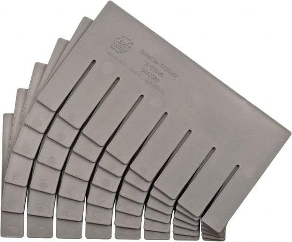 Quantum Storage - 10.9" Wide x 6" High, Gray Bin Divider - Use with DG92060 - Americas Industrial Supply
