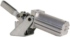 De-Sta-Co - 375 Lb Inner Hold Capacity, Horiz Mount, Air Power Hold-Down Toggle Clamp - 1/8 NPT Port, 145 Max psi, 103° Bar Opening, 35.05mm Height Under Bar - Americas Industrial Supply
