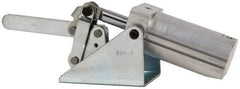 De-Sta-Co - 750 Lb Inner Hold Capacity, Horiz Mount, Air Power Hold-Down Toggle Clamp - 1/8 NPT Port, 145 Max psi, 99° Bar Opening, 45.47mm Height Under Bar - Americas Industrial Supply