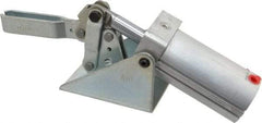 De-Sta-Co - 600 Lb Inner Hold Capacity, Horiz Mount, Air Power Hold-Down Toggle Clamp - 1/8 NPT Port, 145 Max psi, 99° Bar Opening, 45.47mm Height Under Bar - Americas Industrial Supply