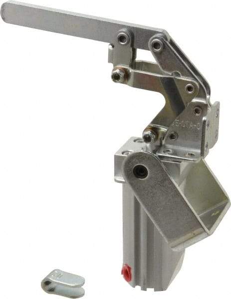 De-Sta-Co - 450 Lb Inner Hold Capacity, Vert Mount, Air Power Hold-Down Toggle Clamp - 1/8 NPT Port, 145 Max psi, 95° Bar Opening, 68.33mm Height Under Bar - Americas Industrial Supply