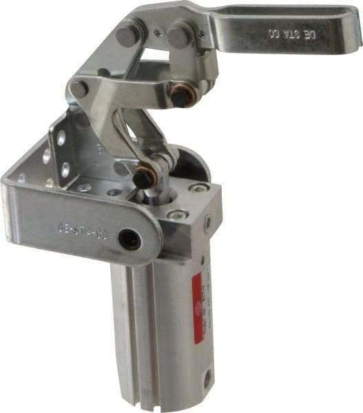 De-Sta-Co - 375 Lb Inner Hold Capacity, Vert Mount, Air Power Hold-Down Toggle Clamp - 1/8 NPT Port, 145 Max psi, 95° Bar Opening, 68.33mm Height Under Bar - Americas Industrial Supply