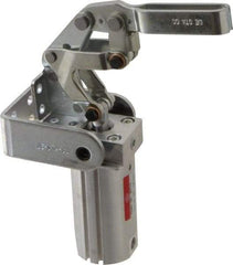 De-Sta-Co - 375 Lb Inner Hold Capacity, Vert Mount, Air Power Hold-Down Toggle Clamp - 1/8 NPT Port, 145 Max psi, 95° Bar Opening, 68.33mm Height Under Bar - Americas Industrial Supply