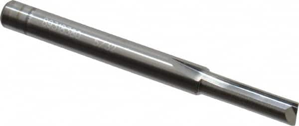 Hertel - 5/32", 1/2" LOC, 3/16" Shank Diam, 2" OAL, 2 Flute, Solid Carbide Square End Mill - Uncoated, Straight Flute, Centercutting - Americas Industrial Supply