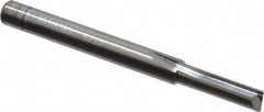 Hertel - 5/32", 1/2" LOC, 3/16" Shank Diam, 2" OAL, 2 Flute, Solid Carbide Square End Mill - Uncoated, Straight Flute, Centercutting - Americas Industrial Supply