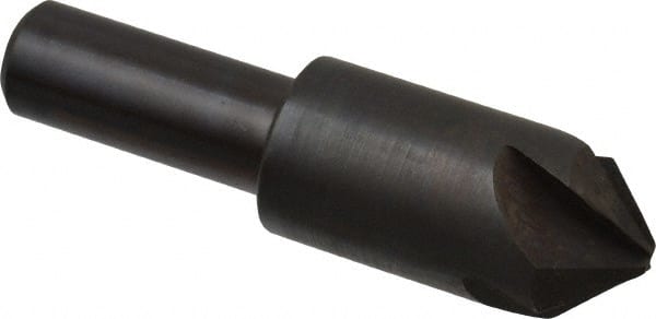 Hertel - 3/4" Head Diam, 1/2" Shank Diam, 4 Flute 90° High Speed Steel Countersink - Americas Industrial Supply
