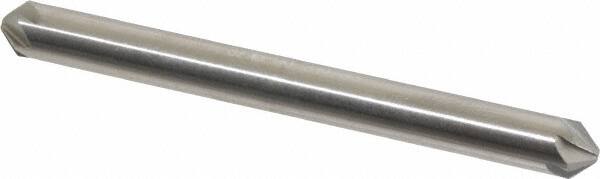 Hertel - 3/16" Head Diam, 3/16" Shank Diam, 6 Flute 90° High Speed Steel Countersink - Americas Industrial Supply
