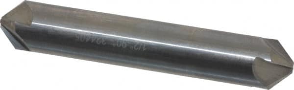 Hertel - 1/2" Head Diam, 1/2" Shank Diam, 4 Flute 90° Solid Carbide Countersink - Americas Industrial Supply