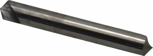 Hertel - 1/4" Head Diam, 1/4" Shank Diam, 1 Flute 110° Solid Carbide Countersink - Americas Industrial Supply