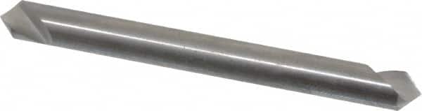 Hertel - 3/16" Head Diam, 3/16" Shank Diam, 1 Flute 90° Solid Carbide Countersink - Americas Industrial Supply