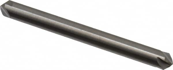Hertel - 3/16" Head Diam, 3/16" Shank Diam, 4 Flute 90° Solid Carbide Countersink - Americas Industrial Supply