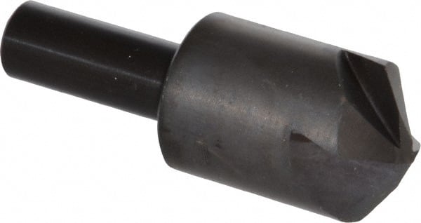 Hertel - 1" Head Diam, 1/2" Shank Diam, 4 Flute 110° High Speed Steel Countersink - Americas Industrial Supply