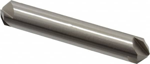 Hertel - 1/2" Head Diam, 1/2" Shank Diam, 4 Flute 100° High Speed Steel Countersink - Americas Industrial Supply