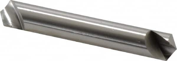 Hertel - 3/8" Head Diam, 3/8" Shank Diam, 1 Flute 120° High Speed Steel Countersink - Americas Industrial Supply