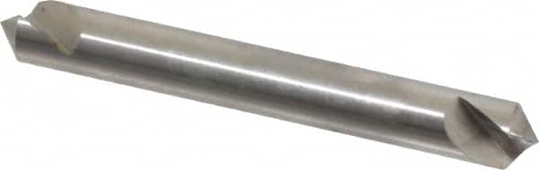 Hertel - 1/4" Head Diam, 1/4" Shank Diam, 1 Flute 100° High Speed Steel Countersink - Americas Industrial Supply