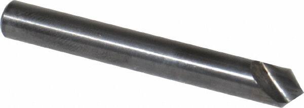 Hertel - 1/4" Head Diam, 1/4" Shank Diam, 1 Flute 90° High Speed Steel Countersink - Americas Industrial Supply
