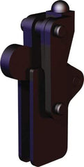 De-Sta-Co - 5,058 Lb Holding Capacity, Vertical Handle, Manual Hold Down Toggle Clamp - 200° Bar Opening, Weldable Base, Oxide Finish, Forged Alloy Steel - Americas Industrial Supply