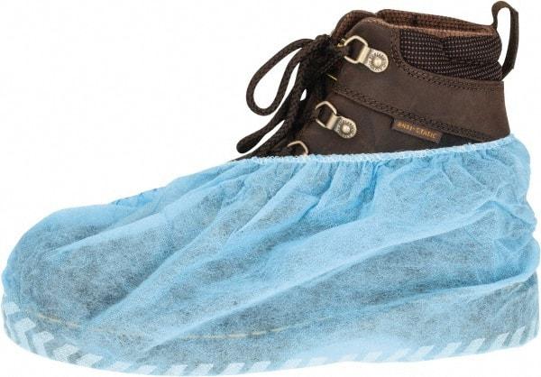 PRO-SAFE - Size XL, Polypropylene, Non-Skid Shoe Cover - Blue, Non-Chemical Resistant - Americas Industrial Supply