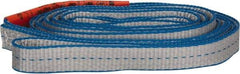 Lift-All - 8' Long x 1" Wide, 3,200 Lb Vertical Capacity, 1 Ply, Nylon Web Sling - 2,500 Lb Choker Capacity - Americas Industrial Supply