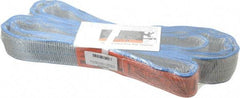 Lift-All - 5' Long x 2" Wide, 12,400 Lb Vertical Capacity, 2 Ply, Nylon Web Sling - 9,900 Lb Choker Capacity - Americas Industrial Supply