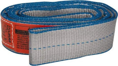 Lift-All - 4' Long x 2" Wide, 6,400 Lb Vertical Capacity, 2 Ply, Polyester Web Sling - 5,000 Lb Choker Capacity - Americas Industrial Supply