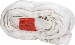 Lift-All - 10' Long x 2-1/8" Wide, Polyester Web Sling - 13,400 Lb Choker Capacity, 1-3/8" Diam Chain, White - Americas Industrial Supply