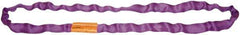 Lift-All - 10' Long x 4" Wide, Polyester Web Sling - 42,400 Lb Choker Capacity, 2-3/4" Diam Chain, Brown - Americas Industrial Supply