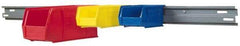 Akro-Mils - 48" Wide x 3" High, Gray Bin Hanging Rail - Use with Akro-Mils - 30-210, 30-220, 30-230 - Americas Industrial Supply