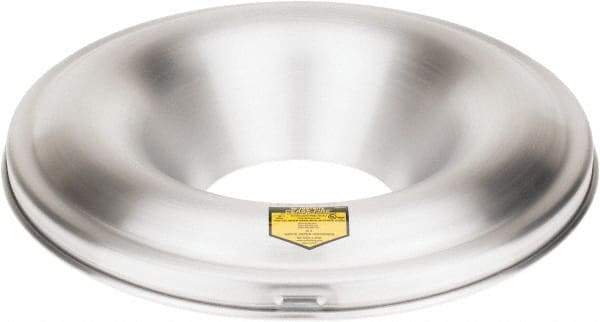 Justrite - Aluminum Steel Fire Resistant Head - 19-7/8 Inch Outside Diameter, 30 Gallon Complete Drum, 7 Inch Opening Diameter, FM and UL Standards - Americas Industrial Supply
