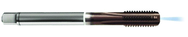 M12 x 1.75 Dia. - 6H - 4 FLX - Cobalt Semi-Bott White Ring Tap - TiAlN-Coolant-FORM-C - Americas Industrial Supply