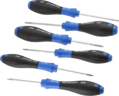 Wiha - 6 Piece TorxPlus Screwdriver Set - Bit Sizes: Torx IP6, IP7, IP8, IP9, IP10 & IP15 - Americas Industrial Supply