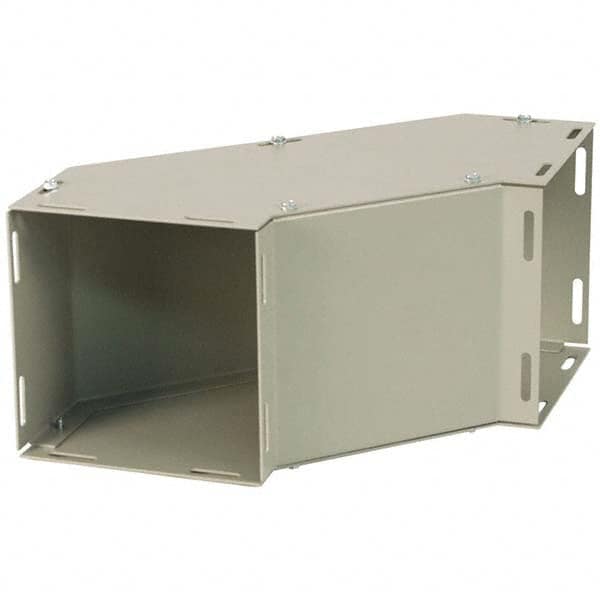 Raceway Fittings & Accessories; Overall Length: 6.0000 in; Overall Width: 11.3400 in; Overall Height: 6 in; Elbow Angle: 90 ™; For Use With: S and HS Series Wireway; Overall Length (Decimal Inch): 6.0000 in; Overall Length (Feet): 6.0000 in; Overall Leng