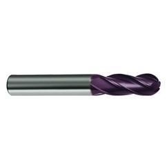21/64" Dia. - 2-1/2" OAL - 30 Helix Firex CBD Ball Nose EM - 4 FL - Americas Industrial Supply