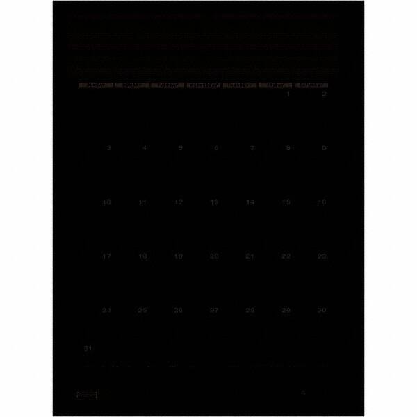 House of Doolittle - Note Pads, Writing Pads & Notebooks Writing Pads & Notebook Type: Wall Calendar Size: 22 x 31-1/4 - Americas Industrial Supply