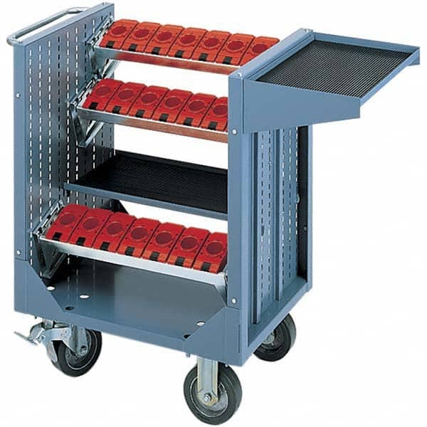 LISTA - CNC Storage Carts Style: CNC Tool Cart with Tool Carrier Taper Size: HSK 50A - Americas Industrial Supply