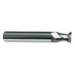 10mm Dia. - 66mm OAL - 45° Helix Bright Carbide End Mill - 2 FL - Americas Industrial Supply